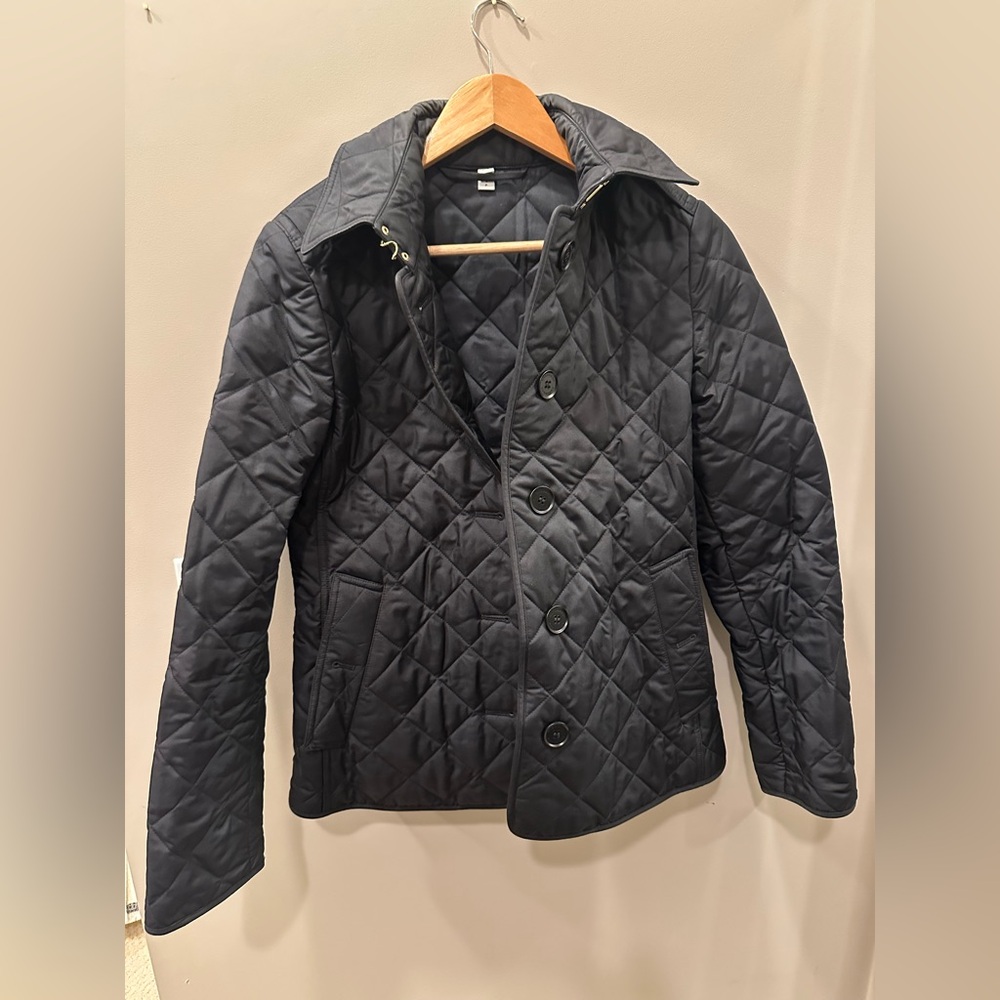 Burberry Dark Quilted Barn Jacket